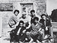 Коллектив мастерской по изготовлению памятников, 1994 год